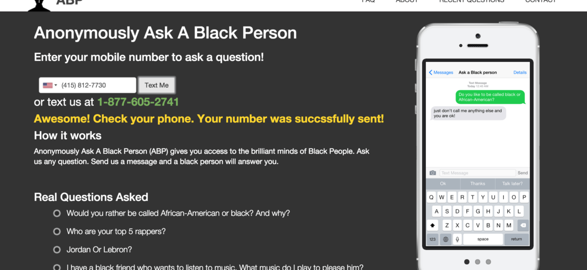 ask a black person