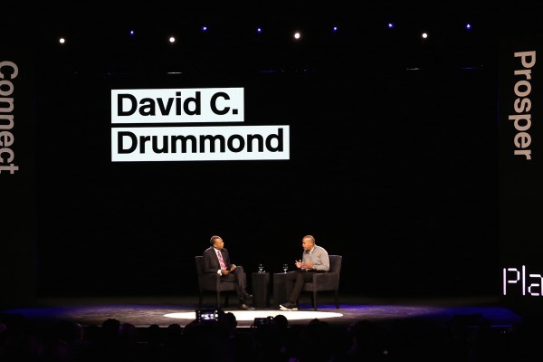 Hank Williams interviewing  David Drummond, Google’s senior vice president for Corporate Development and chief legal officer.